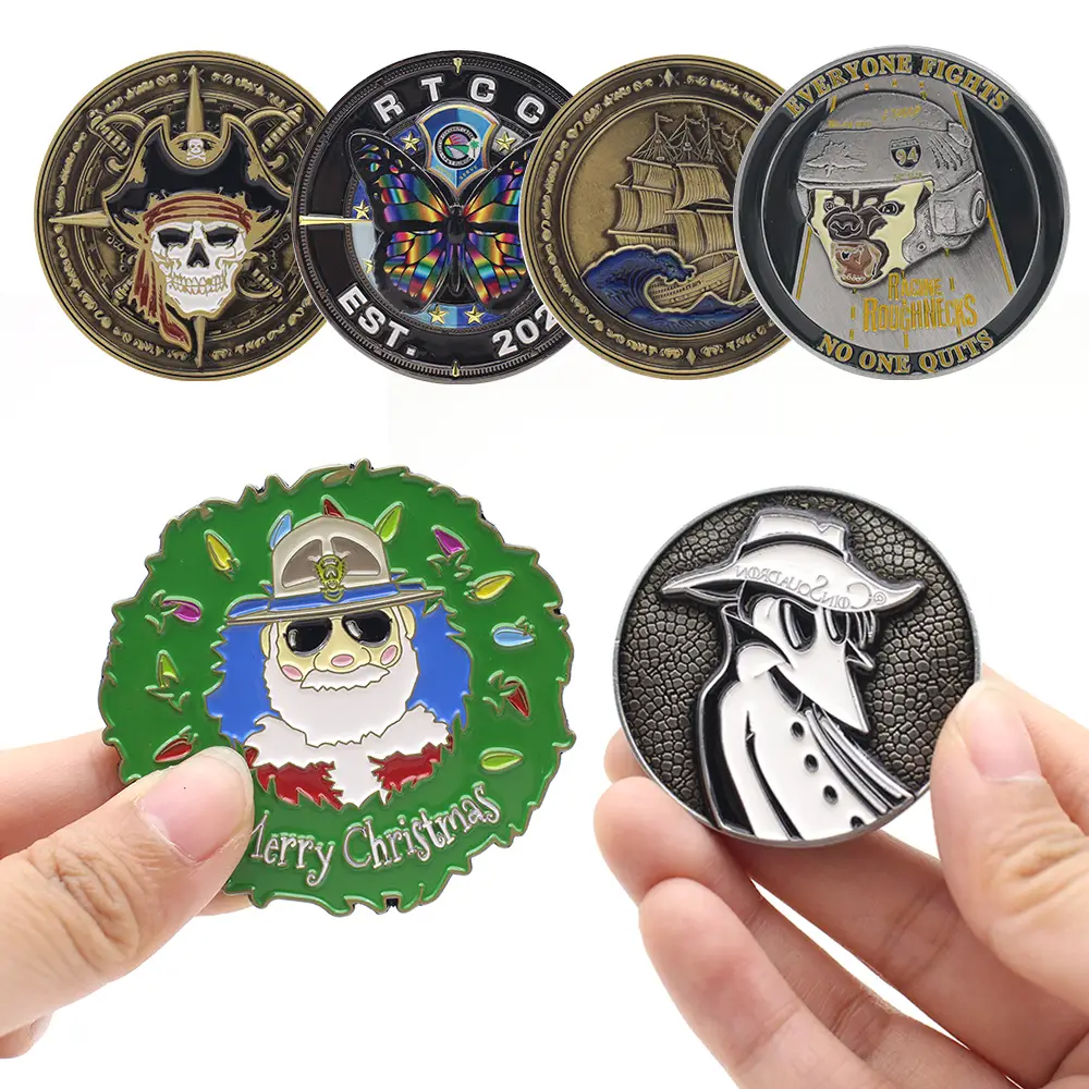 Large Size Custom Challenge Coins – High Quality 3D/2D Metal Coins 1