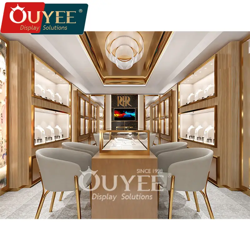 Schmuck- und Uhrenglas-Vitrinen für Laden- und Ausstellungsräume 1