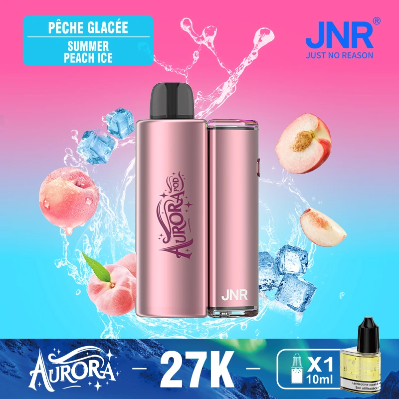 Jnr Aurora 27K 27000 Puff Jnr Disposable Replaceable 2+10ml Prefilled Vape Pod Ecigarette 1