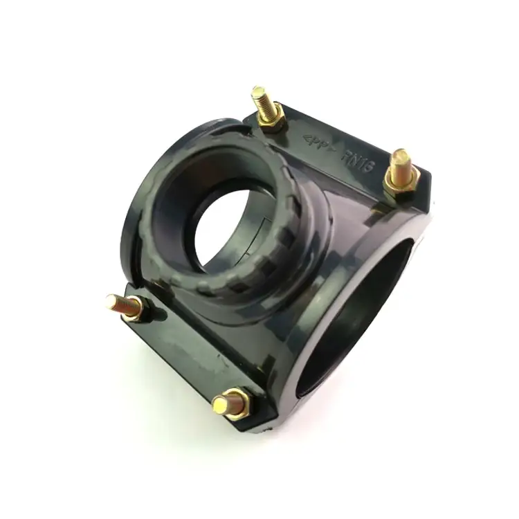 农业供水硬管鞍形夹。 1