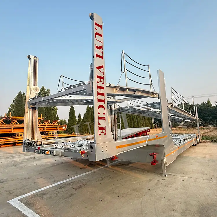 Extendable 8 Cars Double-decker Vehicle Truck Trailer 1