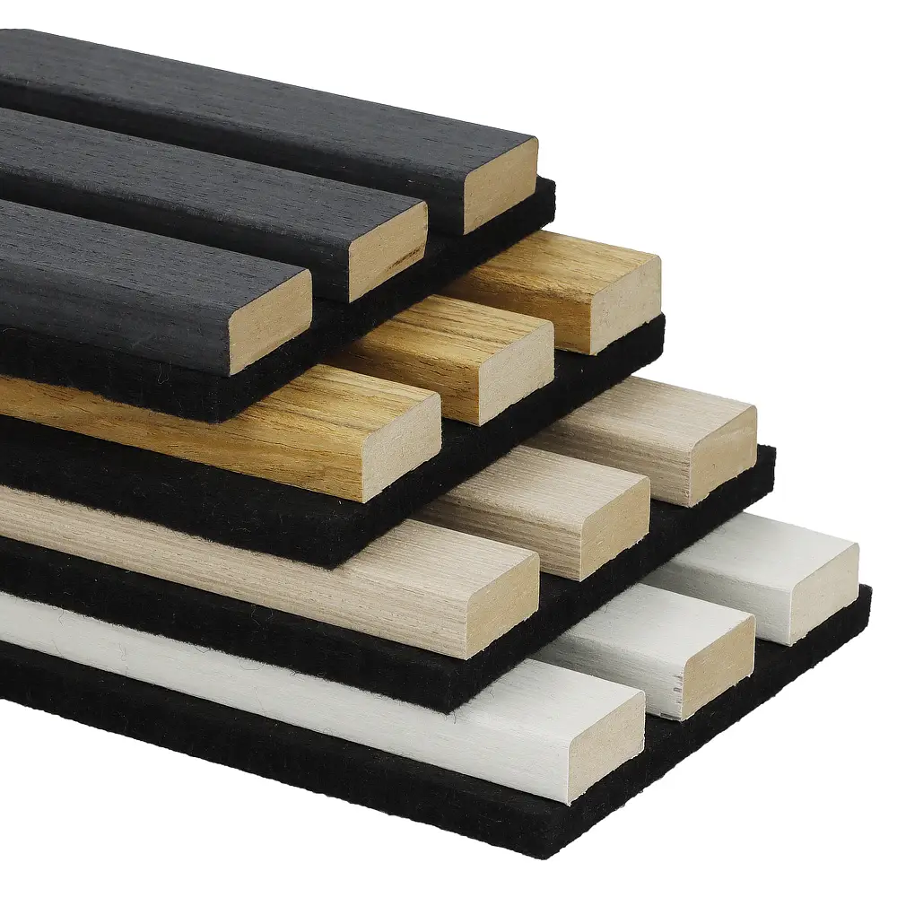 Eco-Friendly Wood & Felt Acoustic Wall Panel Soundproofing for Indoor Use 1