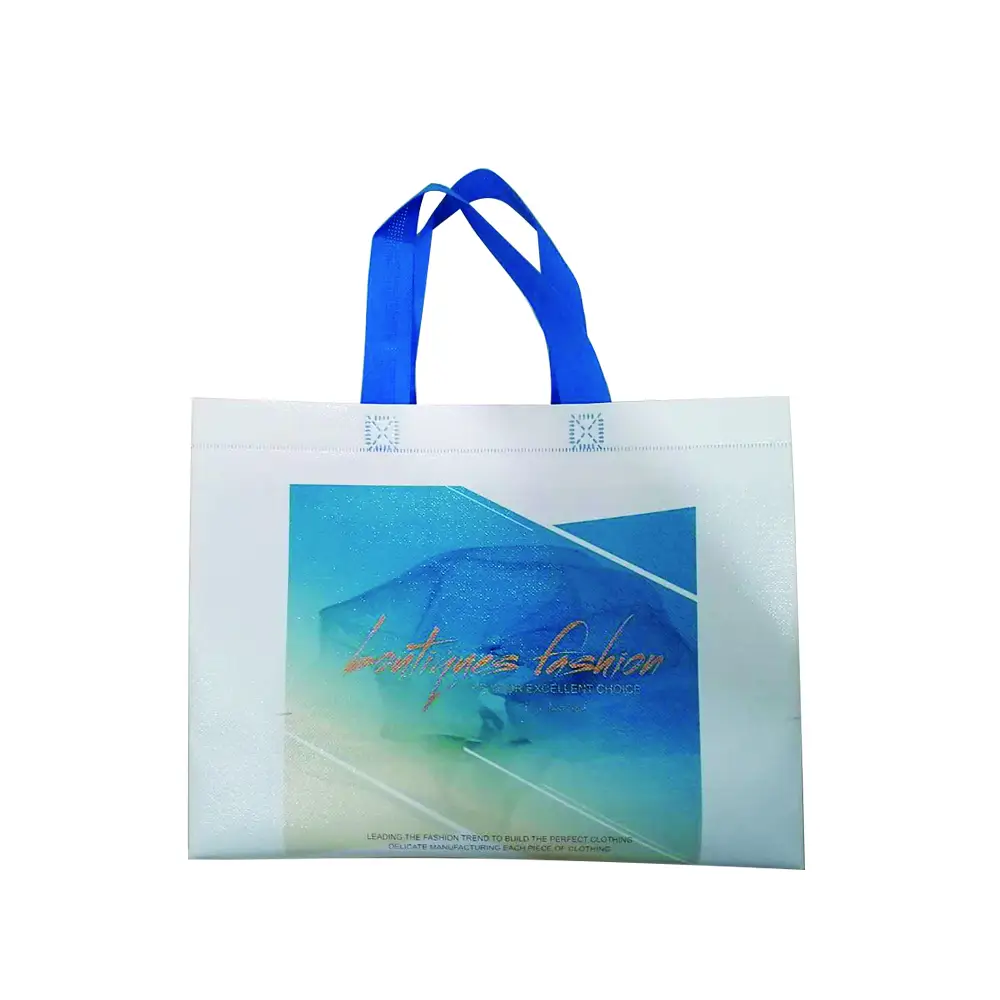 Custom-Printed Fashionable Supermarket Shopping Tote Bag Made of Non-Woven Fabric 1
