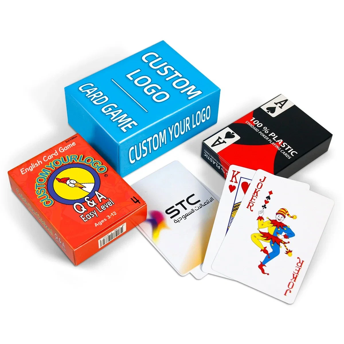 Custom Advertising Gift Tarot Game Cards Kids Educational Card Poker Cards PVC Casino Bicycle Paper Plastic Playing Cards 1