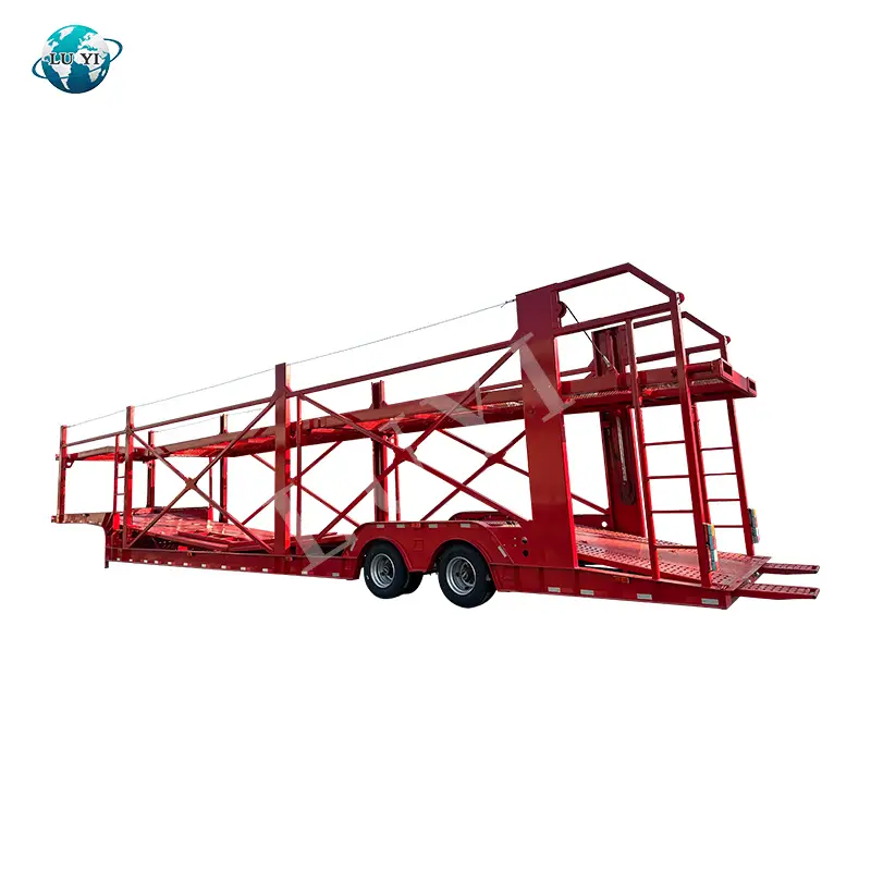 2 Axle 8 Semi de transporte de vehículos | Luyi 1