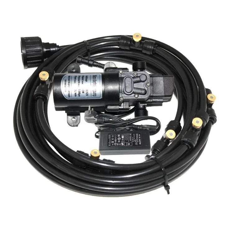 6m Low-Pressure Misting Disinfect Kit SmartPump Brass Nozzle 1