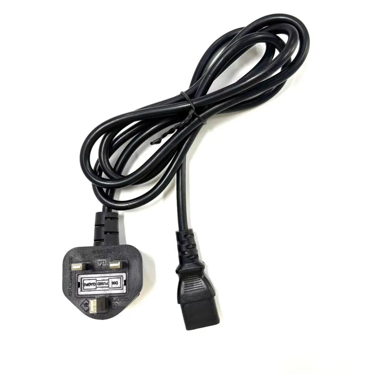 5ft Uk To C13 Power Cord England Plug To Iec C13 For Computer&monitor Power Cable 1