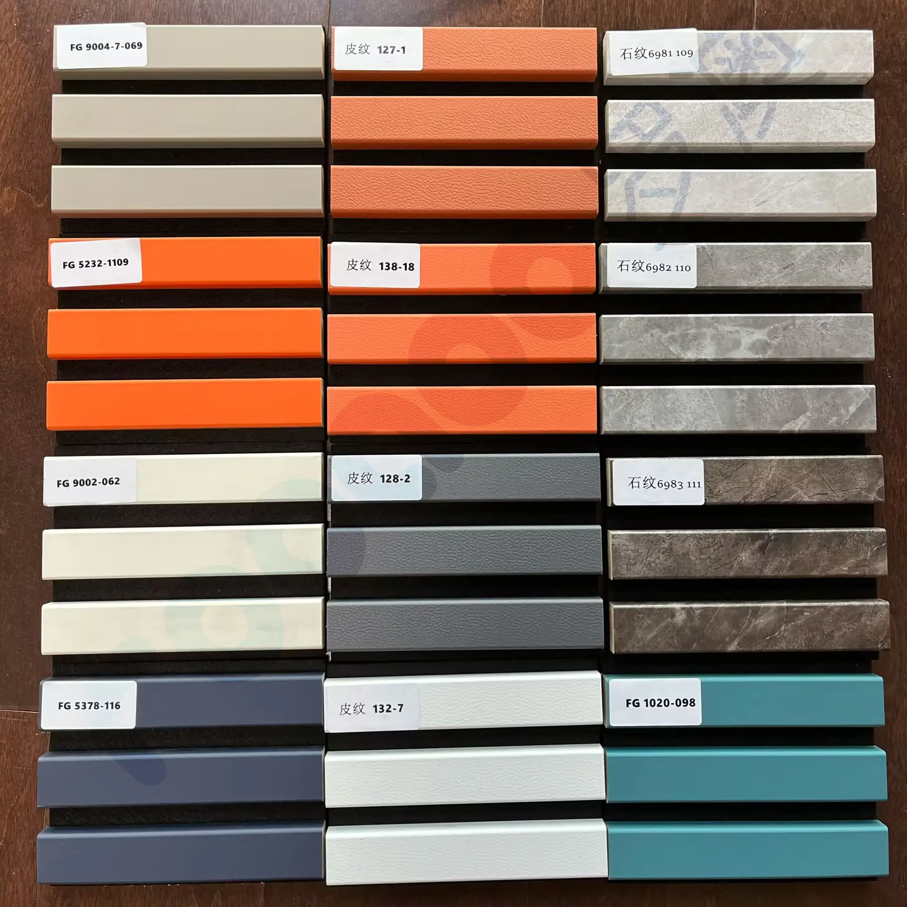 3D Natural Oak Waterproof Sound Absorbing Acoustic Wood Wall Panel Slats 1