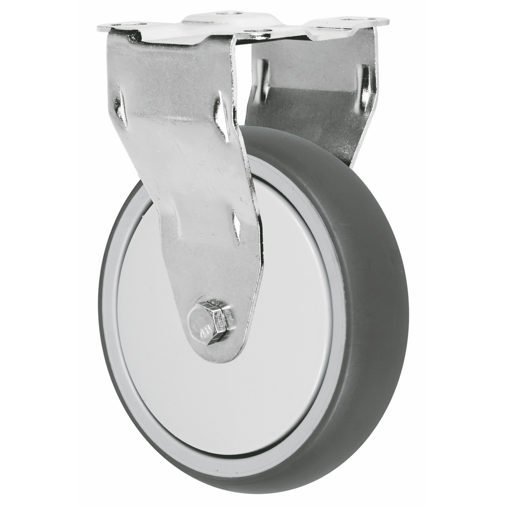Long Lifecycle Factory Warehouse 4 5 Inch Tpr 100kg Load Capacity Single Ball Medium Duty Caster Wheel 1