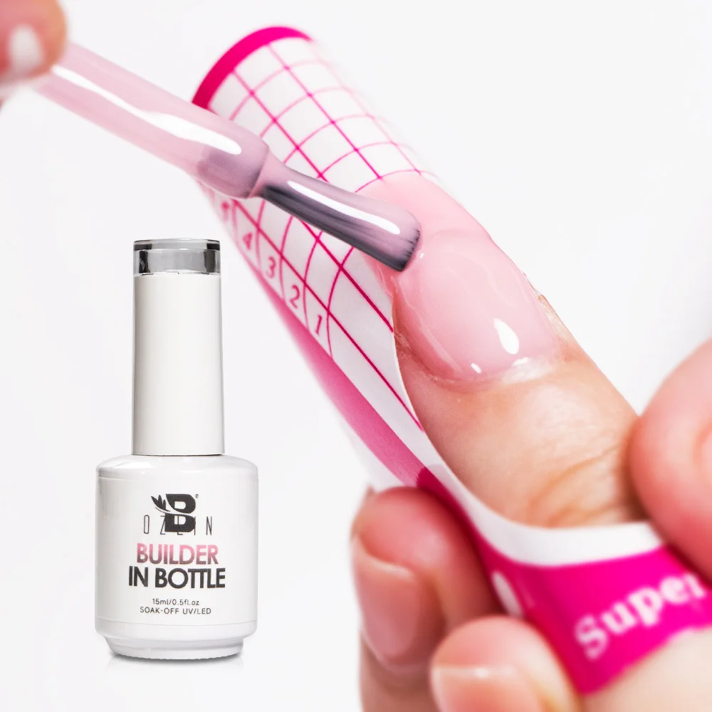 5 in 1 Self-Leveling HEMA-Free Liquid UV Builder Nail Gel in Bottle, 15ml 1