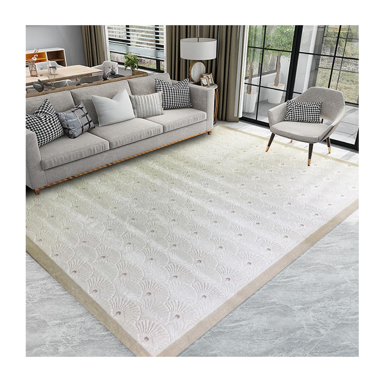 Tapis tissé à la machine de haute qualité pour usage domestique et professionnel 1