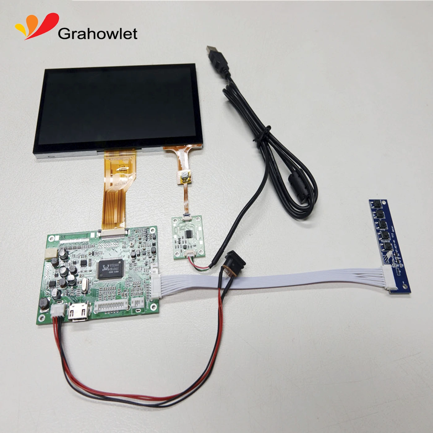 Tft Lcd Screen Panel 7 Inch Pcap(projected Capacitive) Multitouch Screen Touch Display Module Agriculture Medical Smart Home 1