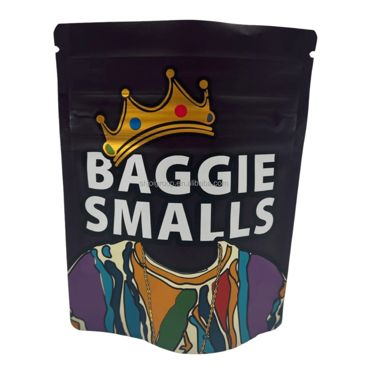 New Design Holographic Exotic Die Cut Zipper Mylar Bags 3.5g/7g/28g Smell Proof Resealable Paper Box Packaging Set For Tobacco 4