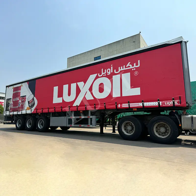 LUYI Dry Van Box Side Curtain Semi-trailer 1