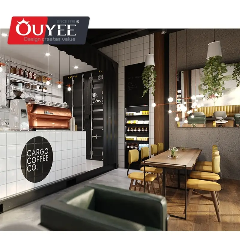 Mobile e bancone per bar e ristorante con illuminazione interna. 1