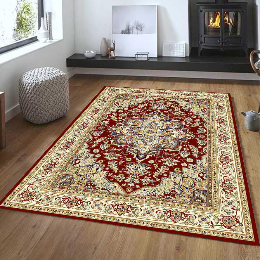 Tapis géométriques pour salon - Motifs imprimés marocains 3