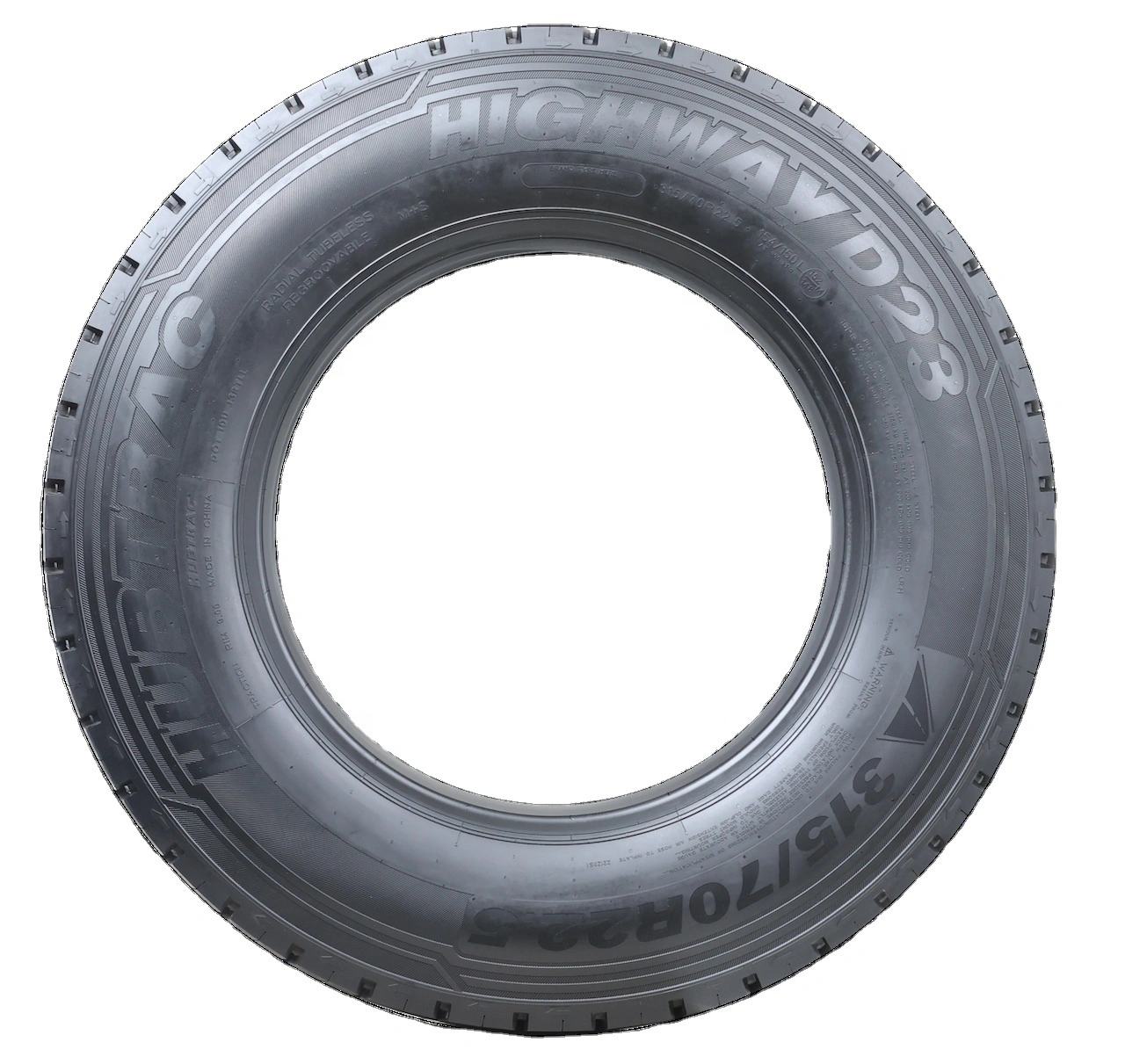 Hubtrac Serbia Highway Radial Truck Tires 315/60r22.5 Ece R117 Dot Certified New Used Rubber Europe-made Trucks Usa Market 1