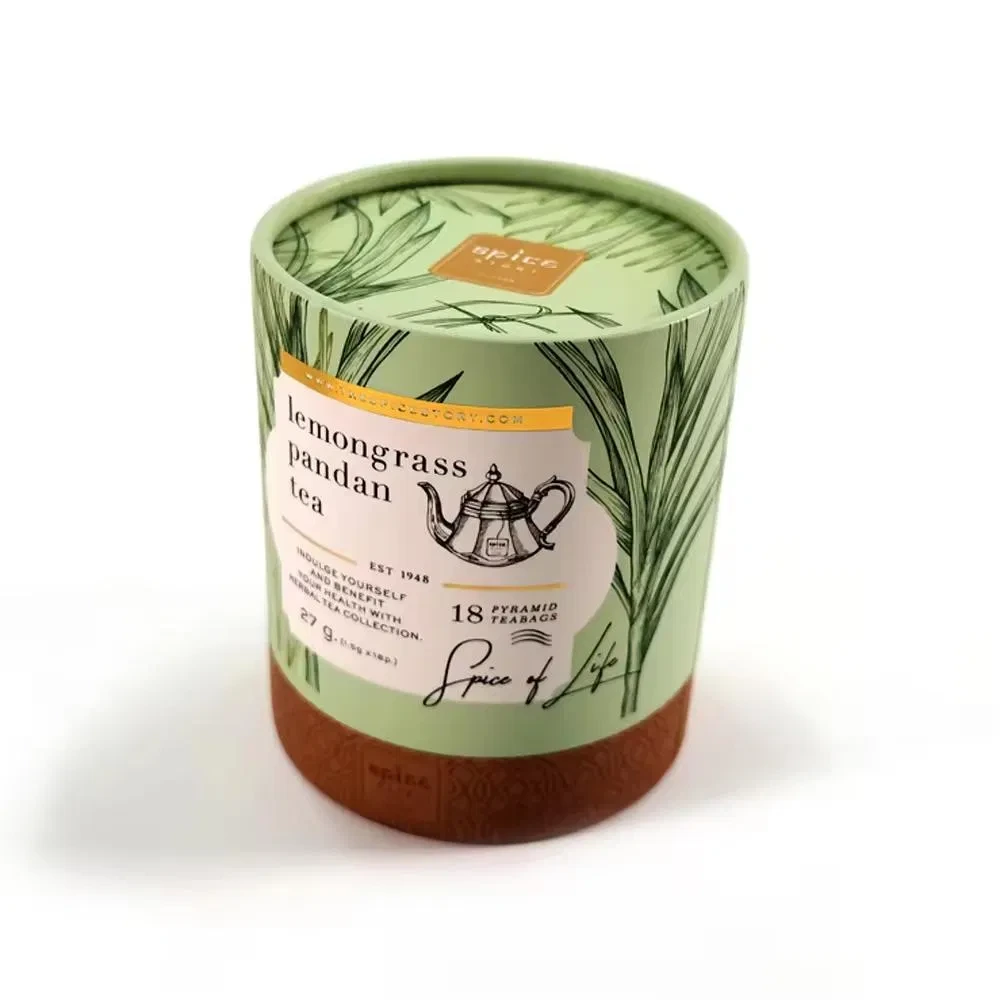 Aangepaste kartonnen buistheeverpakking 1