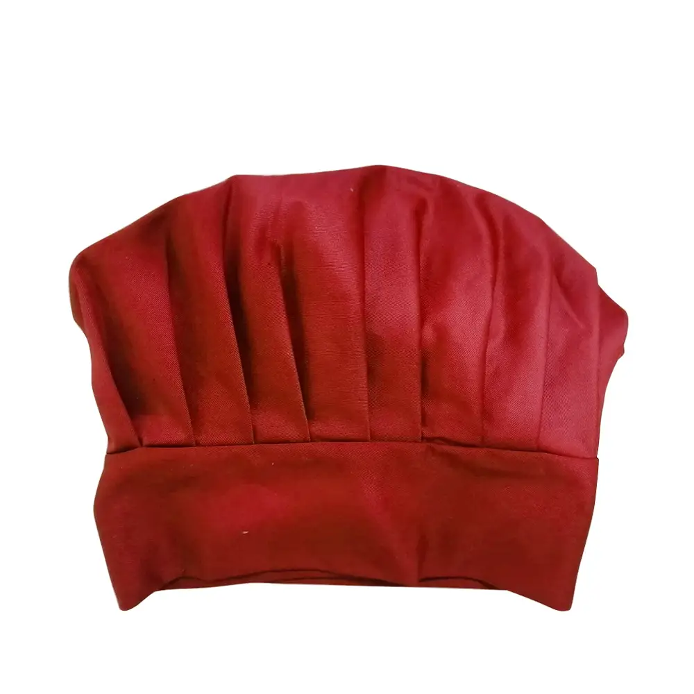 Chapéu de chef unissex em várias cores para funcionários de restaurantes e cafés, estilo uniforme de chef confortável e personalizável 1