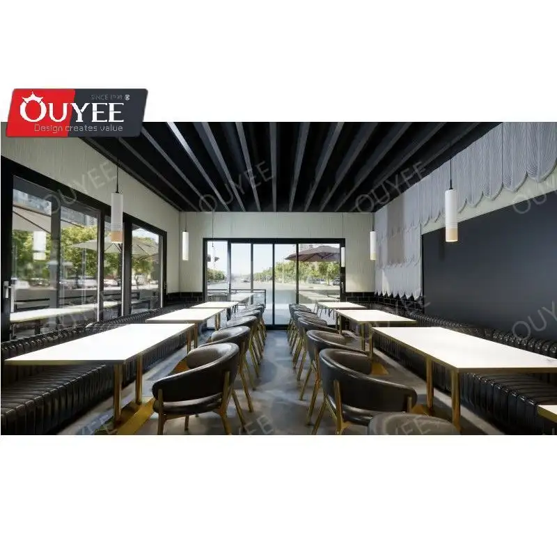 أثاث مخصص للجلوس في المطاعم والمقاهي 1