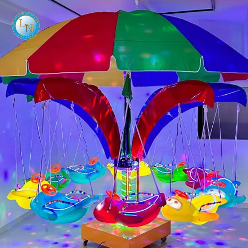 Portable Amusement Ride Electric Swing Fish Rides Kids Flying Fish Rides 1