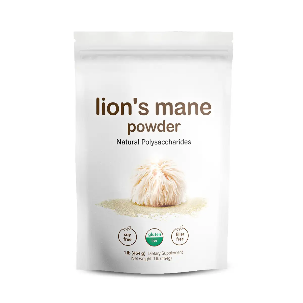 Organic Lion's Mane Powder 454g ODM Brain, Immune & Energy 1