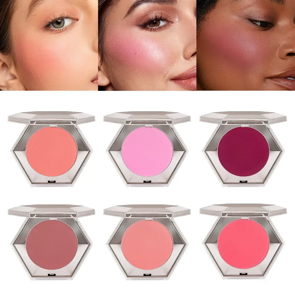 Mlm Private Logo Custom Logo Makeup 8 Colors Pressed Powder Blush Palette Compact Blush With Mirror Blush 1