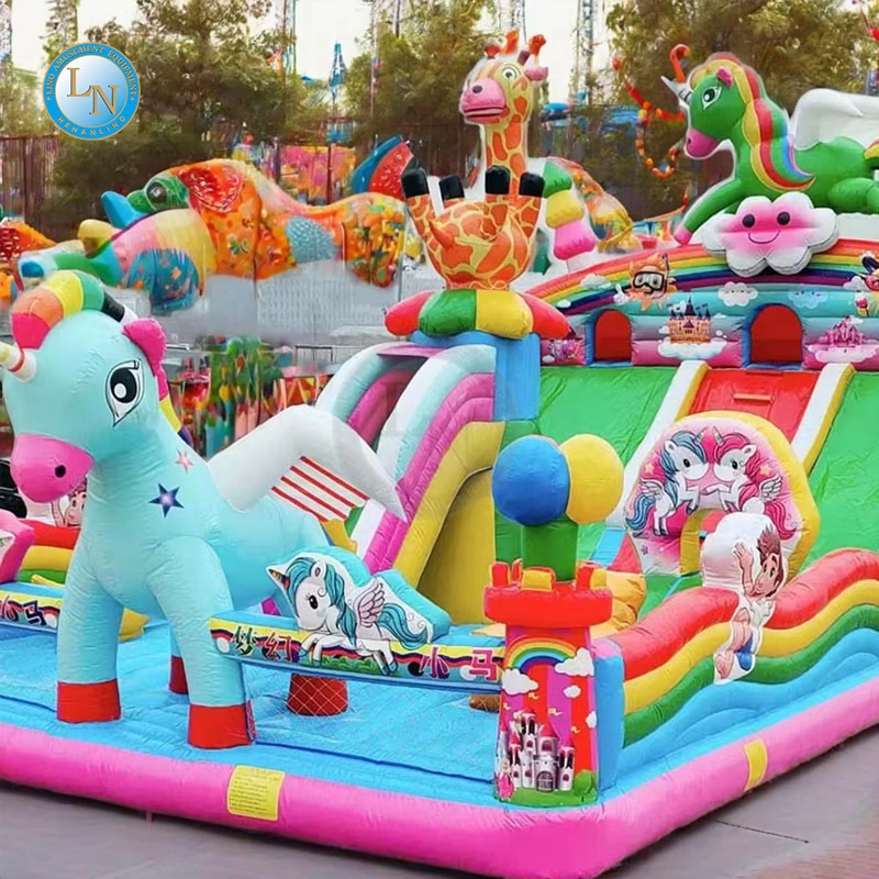 Newest Funny Inflatable Fun City,Playground Games/toys With The Best Quality 1