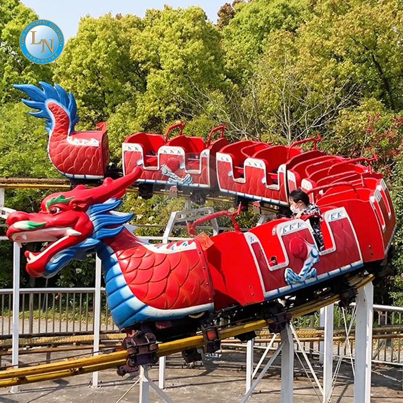 High Quality Large Roller Coaster Thrilling Family Fun Amusement Park Rides 1