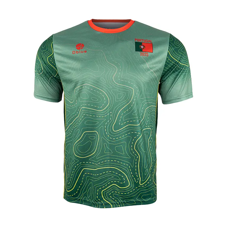 T-shirts de course unisexes surdimensionnés, séchage rapide, 100 % polyester, personnalisés par sublimation et impression intégrale. 1