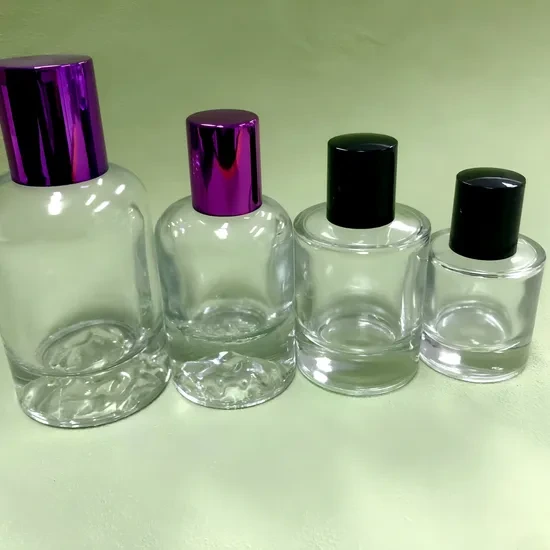 High Quality Glass Packaging Cosmetic Perfume Bottle with Round Cap - 60ml Empty Glass Bottle 1