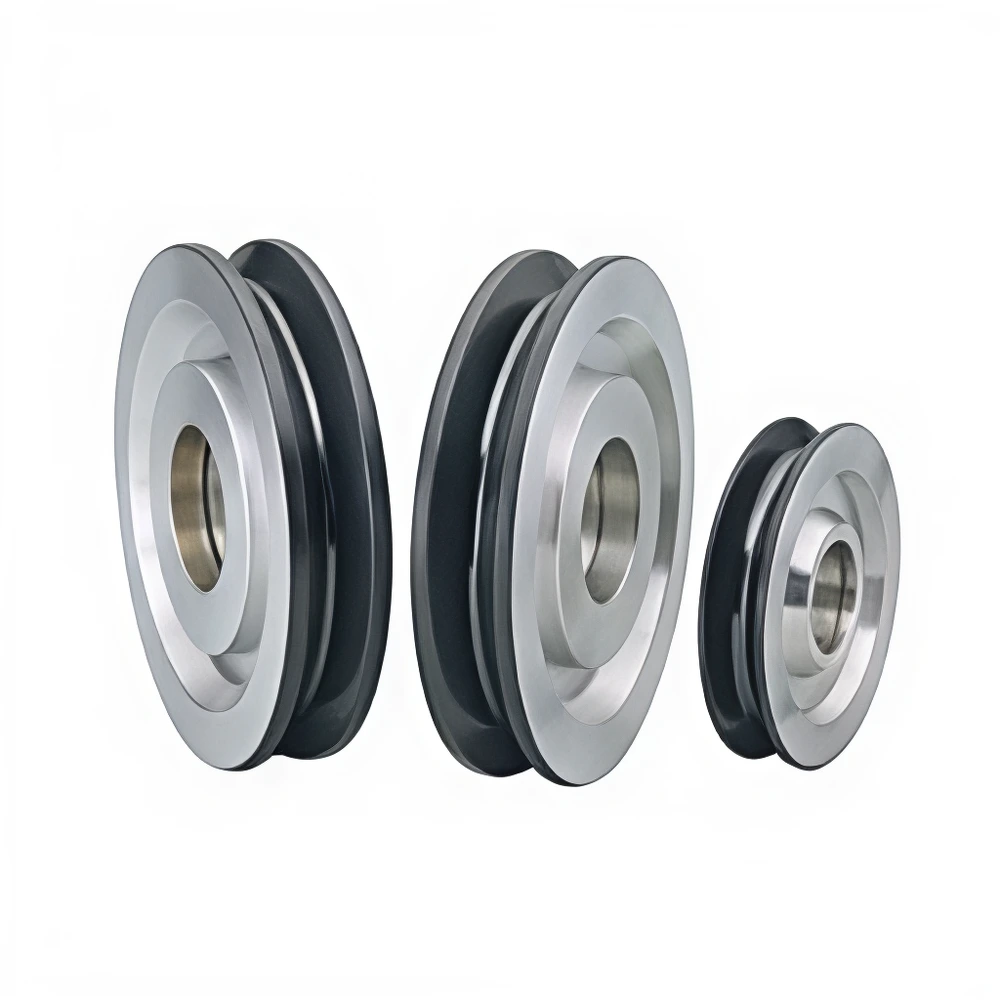 Chromiun oxide coating pulley 1
