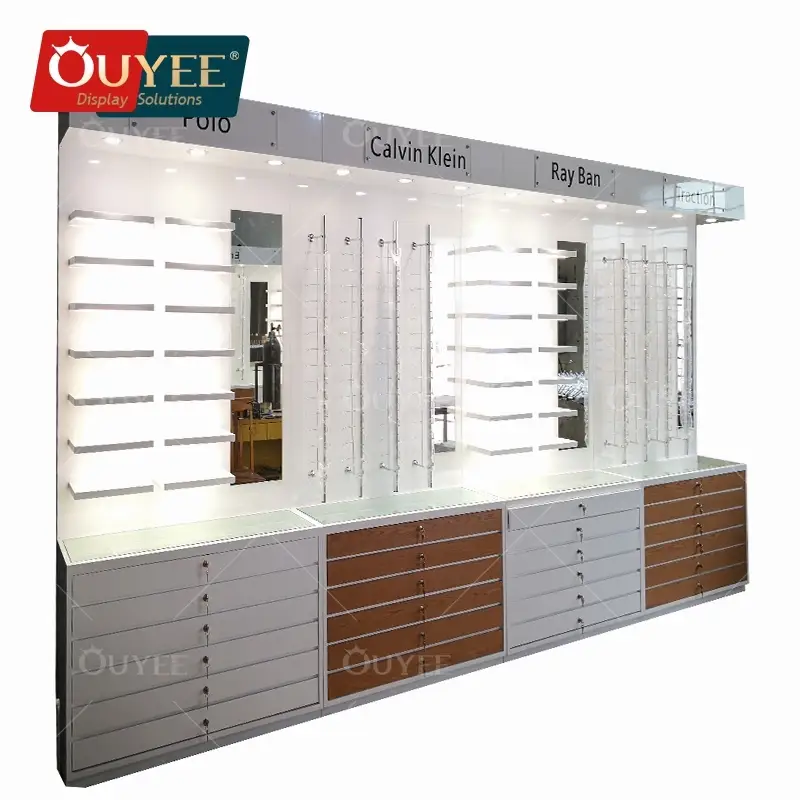 أرفف عرض النظارات لمحلات البصريات ومحلات بيع النظارات 1