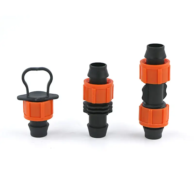 16mm PP锁紧螺母滴灌带接头，适用于温室 1