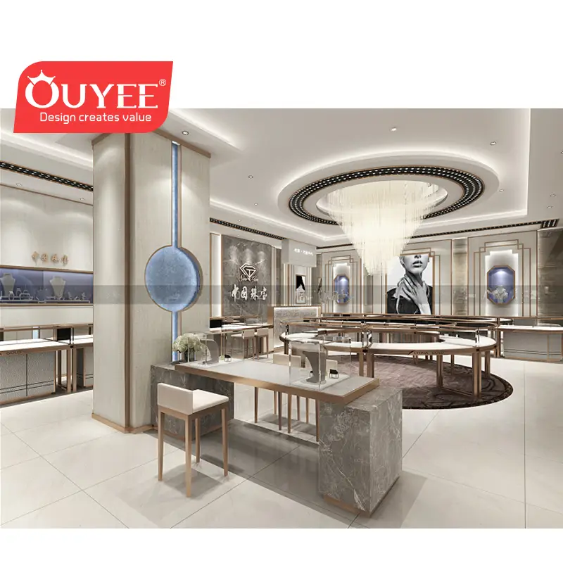 Vetrina espositiva in vetro per negozi di gioielli. 1