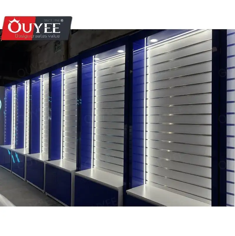 Vitrine personalizada para loja de celulares e expositor de capas de celular 1