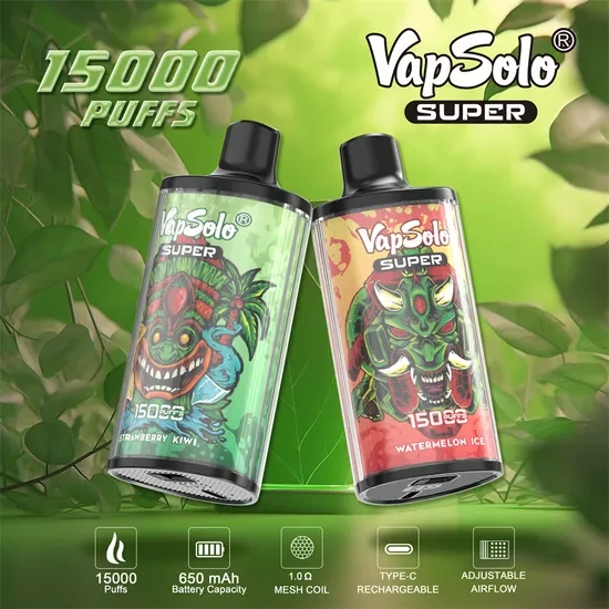 Vapsolo Super 15000 15K Puff Electronic Cigarette Disposable Vape 1