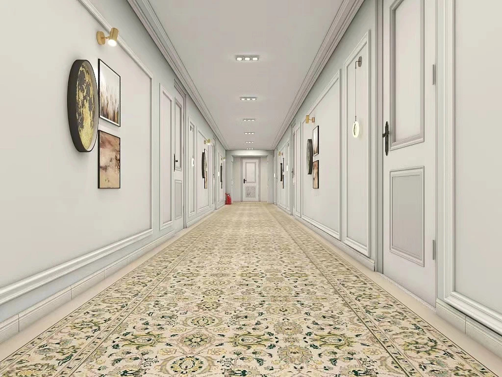 Moquette per hotel di lusso personalizzata in poliestere, proveniente dalla Cina. 5