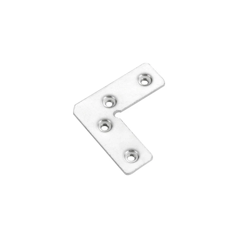 Irregular Aluminum Right Angle Bracket for Cabinet Connection 1