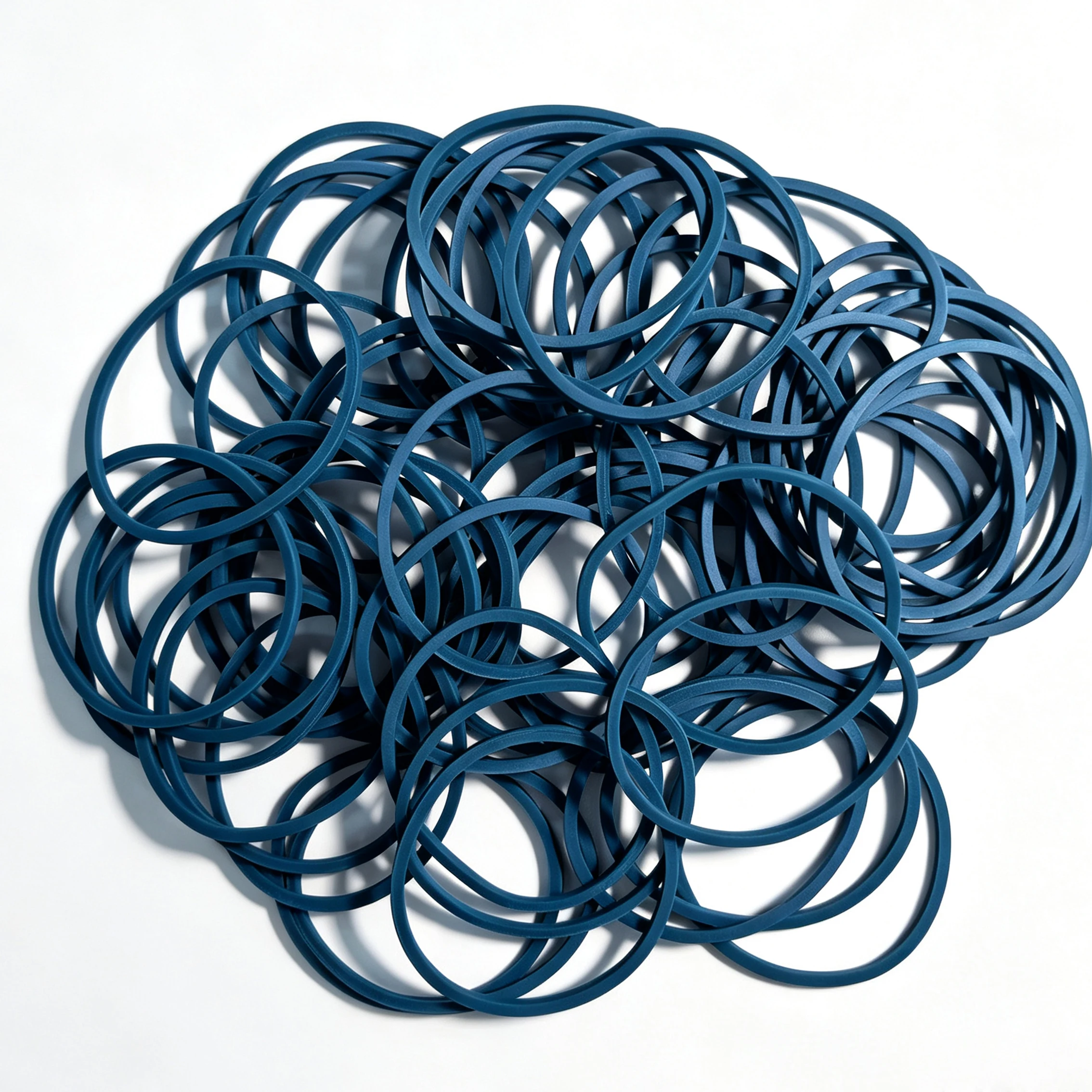 #16 38mm Blue Rubber Bands, Strong Stretch for Office & School – Wholesale 1