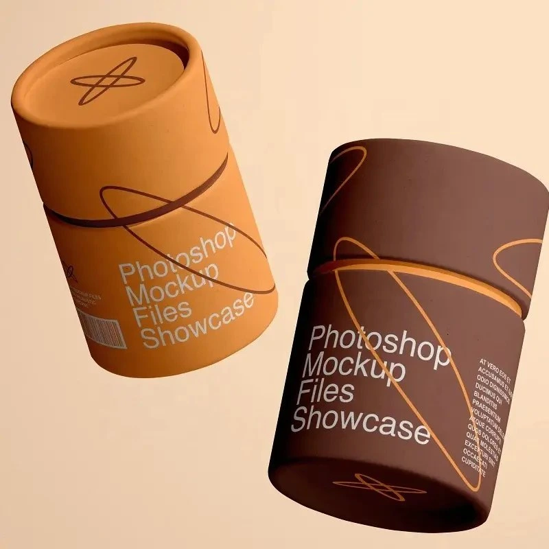 Paper Tube Packaging Recycled Natural Deodorant Sticks Cardboard Tube Packaging Box 1