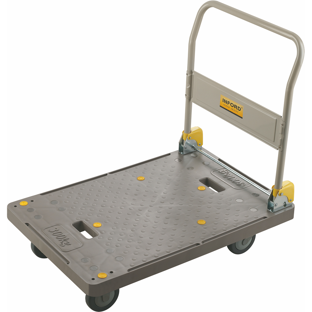 Platform Trolley Hand Trucks Hand Cart Silent Portable Hand Push Cart 1