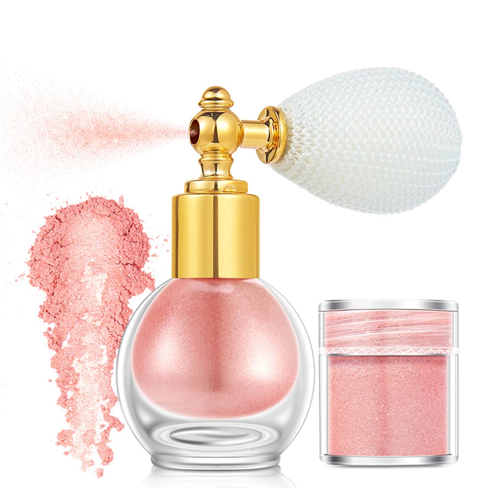 Mlm Private Logo Body Glitter Pearl Powder Highlighter Face Brightening Spray For Bridal Eyeshadow And Body Enhancement 1