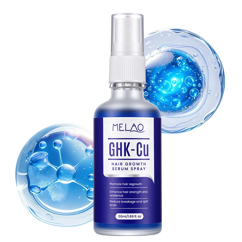 Private Label Ghk-cu Nourishing Scalp Care Hair Growth Spray Regrowth Treatment Hair-loss Prevention Copper Peptide Hair Serum 1