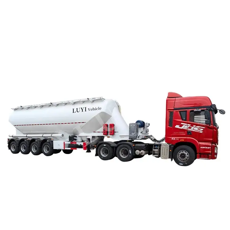 Tank Ash Ash Dry Cement Bulker Trailer | Luyi 1