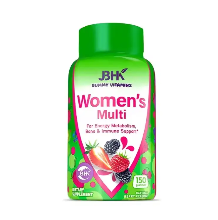 Mushroom Multivitamin Gummies for Women D3 Strawberry 60ct 1