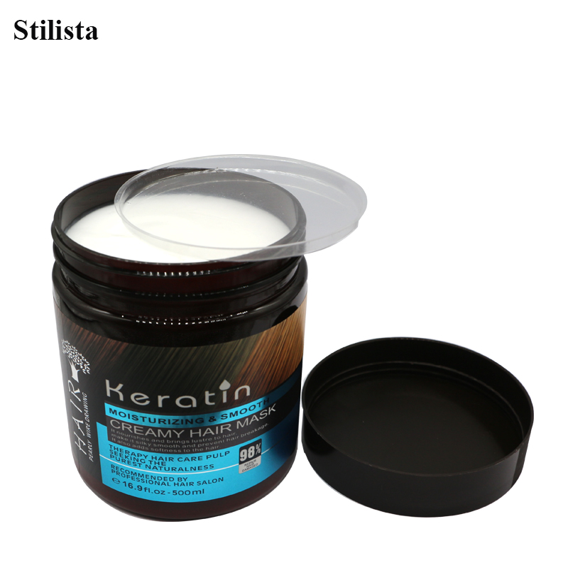 Mascarilla capilar de argán con aceite de queratina de marca propia de 1000 ml. 4