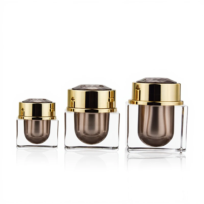 15g 30g 50g Cosmetic Glass Jars Coloured Empty Face Eye Cream Jar 1