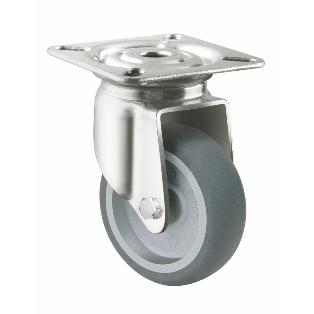 Odm Customized Support 2 3 4 Inches Tpr Industrial Caster Wheel Locking Casters For Supermarket Display Bases 1