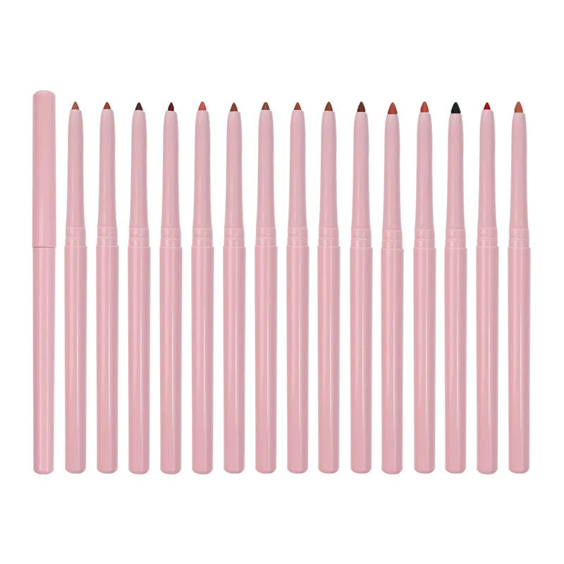 Mlm Custom Labels Waterproof Non-transfer & Smudge-proof Rotating Matte Long Lasting Smooth Lip Liner 1